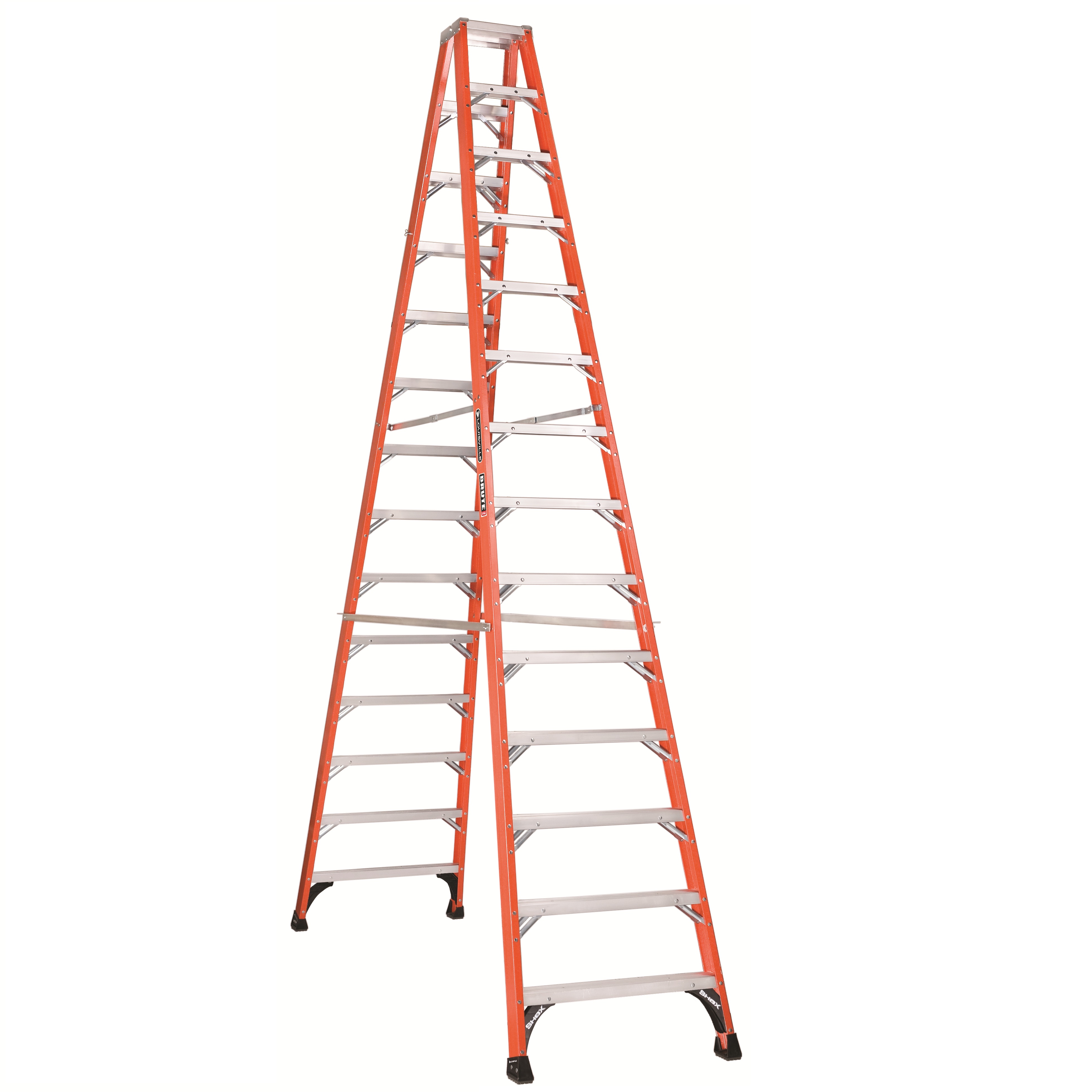 Escalera tijera doble 14 peld